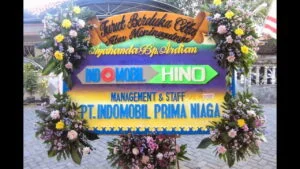 papan bunga duka cita