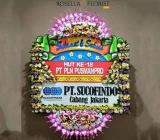 Bunga papan selamat dan sukses