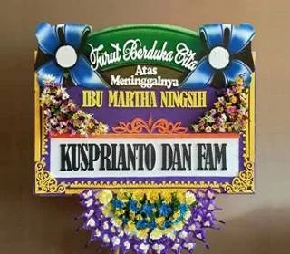 bunga papan duka cita