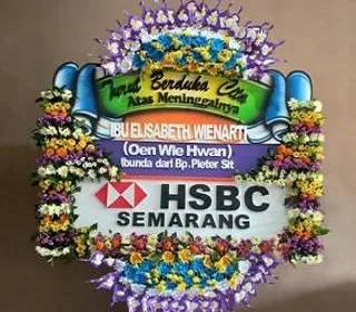 karangan bunga papan duka cita