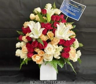 Table bouquet florist indonesia 02
