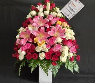 Table bouquet florist indonesia 04